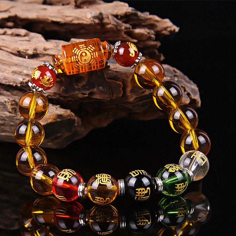 Belifi-Citrine the God of Wealth Bracelet & The 5 Element Crystals-1