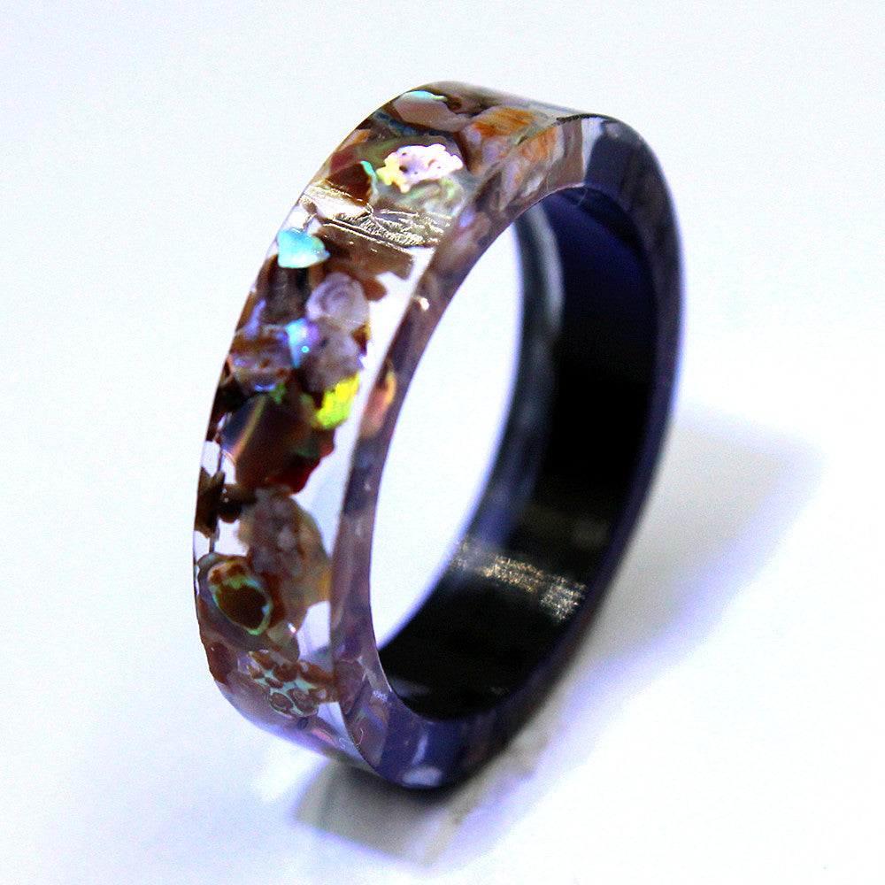 Belifi Forest Soul Resin Ring