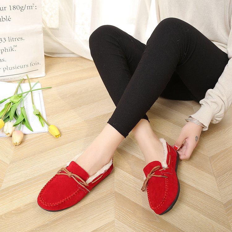 Belifi Winter Women's Fleece-Lined Thickened Comfortable Cotton Shoes