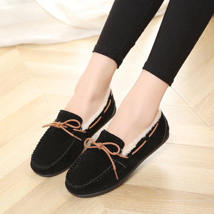 Belifi Winter Women's Fleece-Lined Thickened Comfortable Cotton Shoes