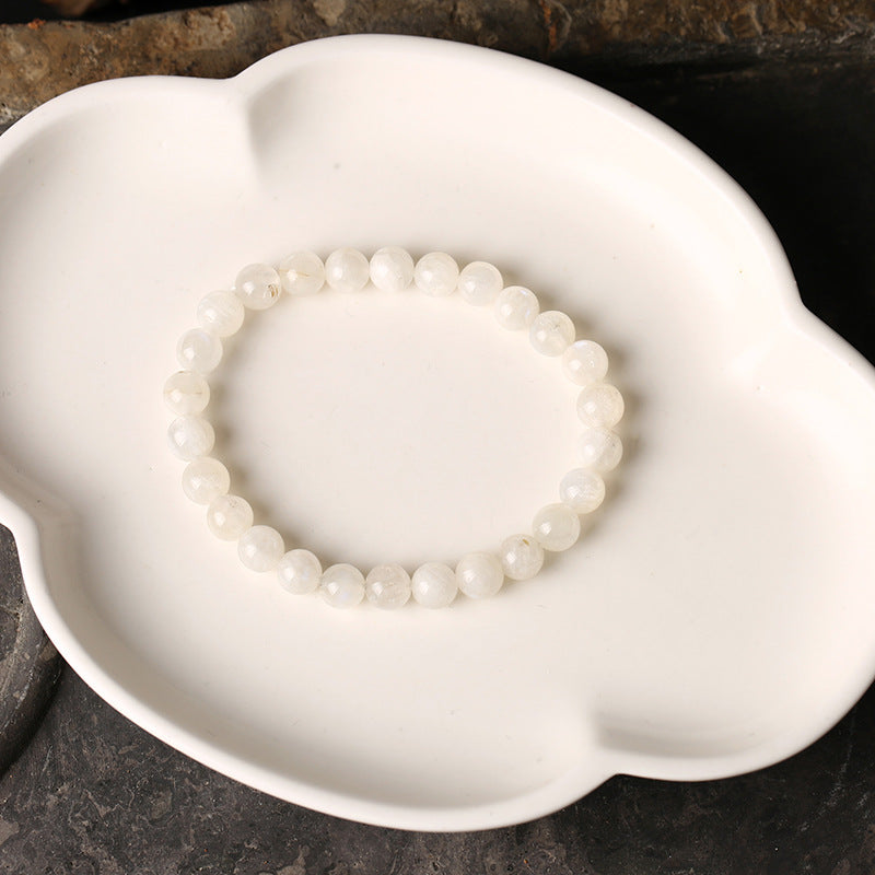 White Moonstone Bracelet - Feminine Energy