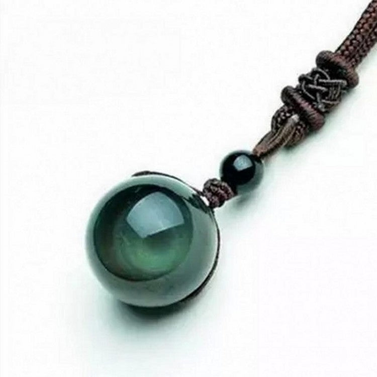 Belifi Obsidian Stone Necklace