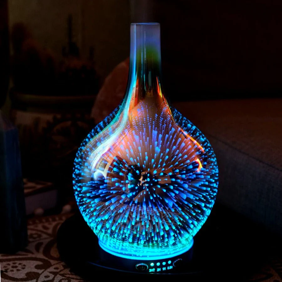 Oil Aroma Diffuser 3D Glass-Belifi-1