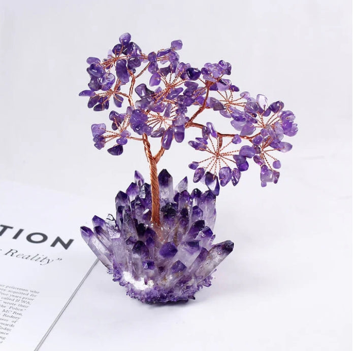 Feng Shui Amethyst Crystal Tree - Crystal Tree of Life