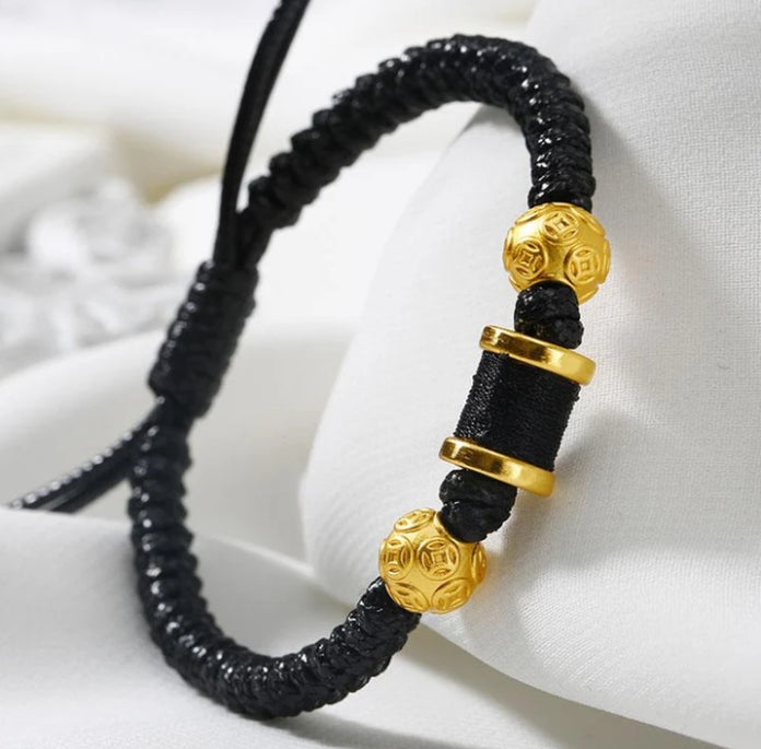 Chinese Coin Bracelet - Feng Shui Wealth Activator