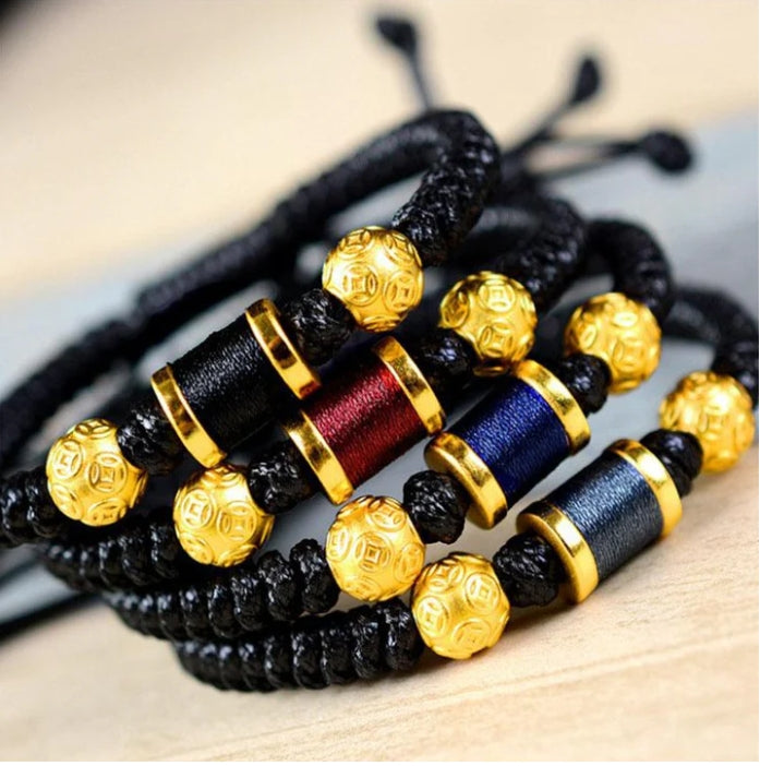 Chinese Coin Bracelet - Feng Shui Wealth Activator