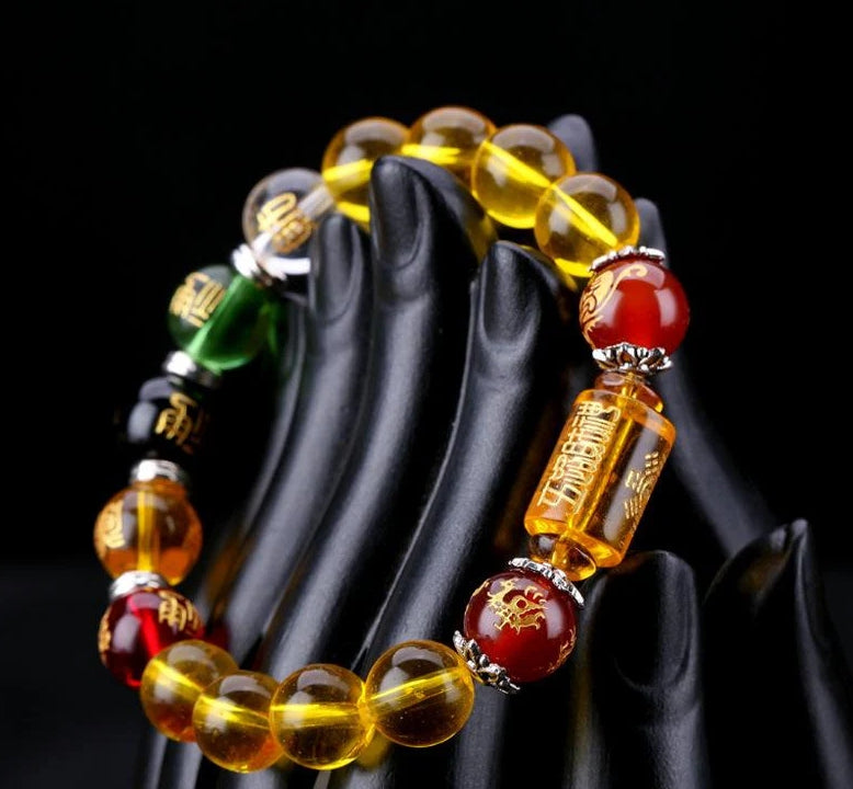 Belifi-Citrine the God of Wealth Bracelet & The 5 Element Crystals-1