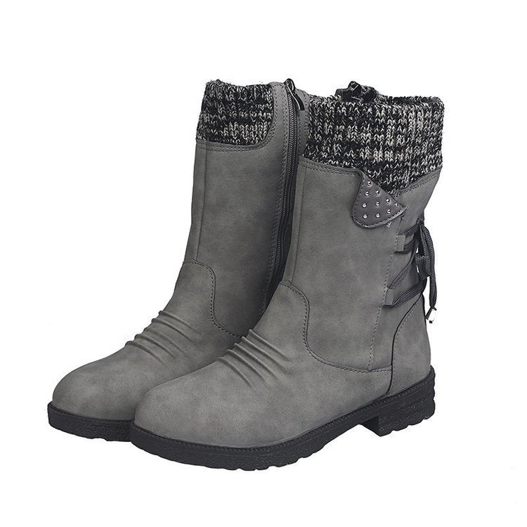 Belifi Winter Women's Warm and Comfortable Cotton Boots