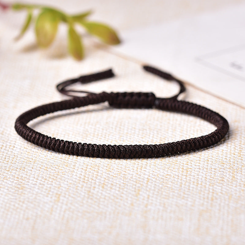 Tibetan Buddhist Knot Lucky Rope Bracelet