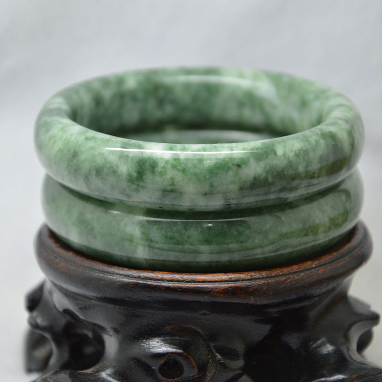 Pure Jade Bangle Bracelet - Healing & Protecting