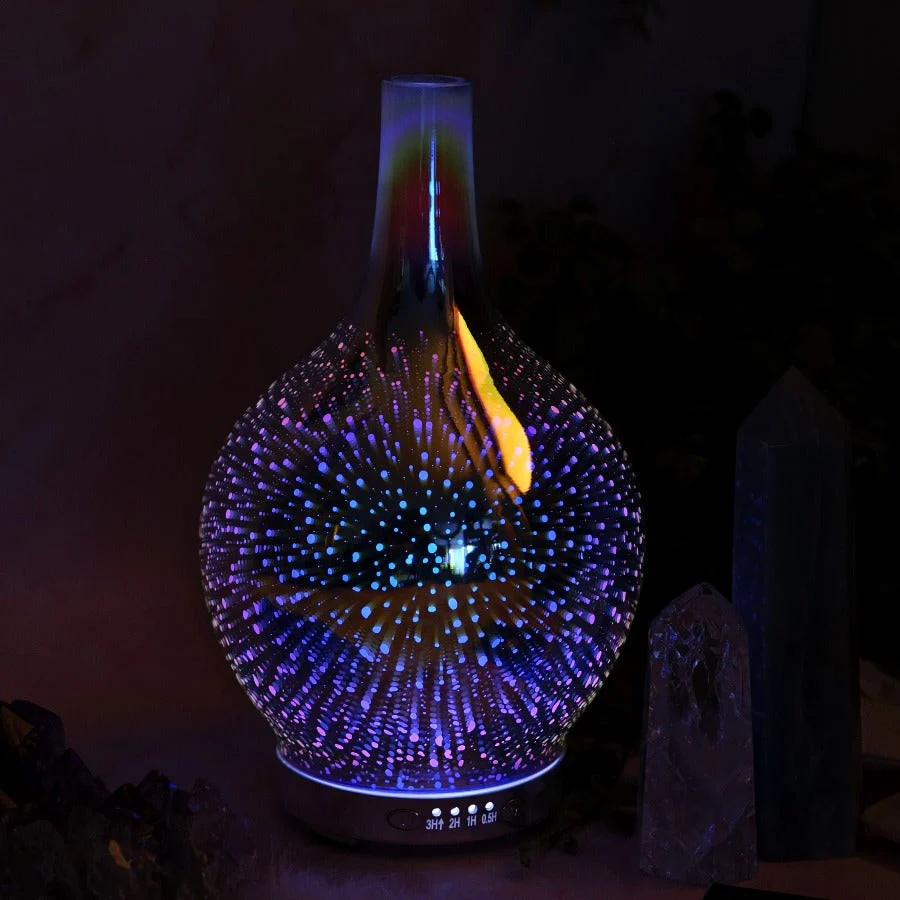 Belifi Oil Aroma Diffuser 3D Glass