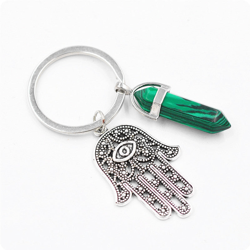 Belifi Inspiring Hamsa Hand Keychain