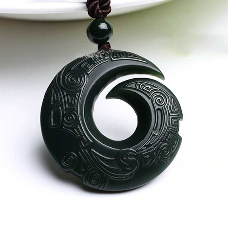 Hetian Jade Pendant Manifesting Necklace