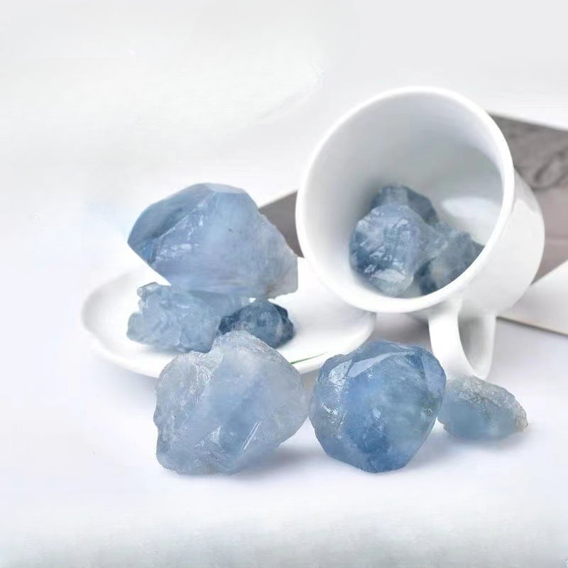 Raw Baby Blue Calcite