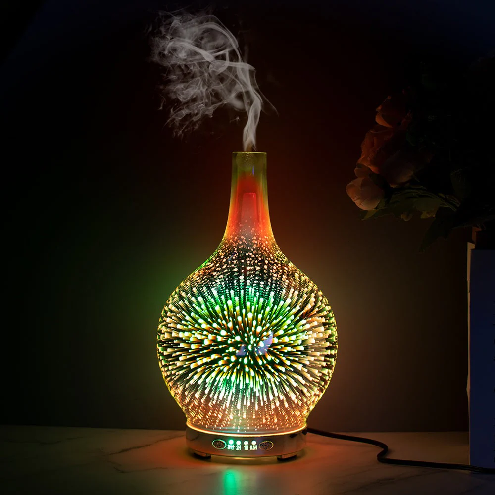 Belifi Oil Aroma Diffuser 3D Glass