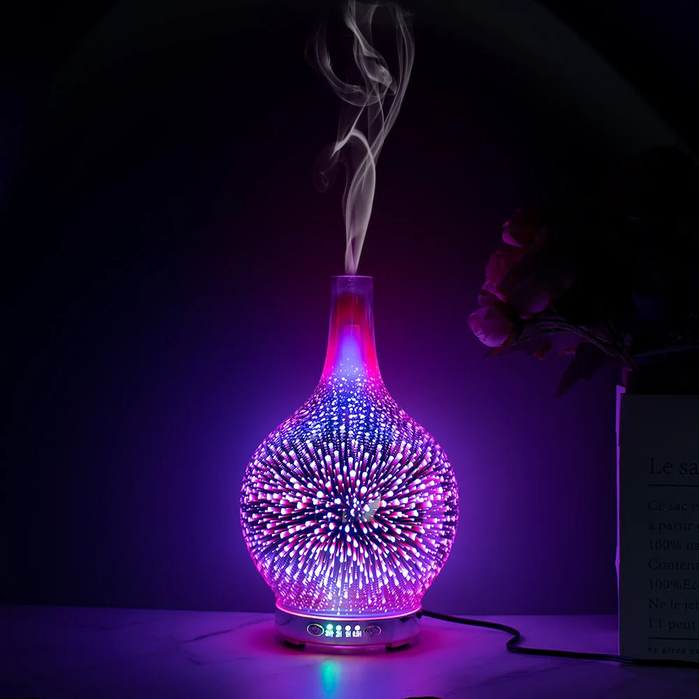 Oil Aroma Diffuser 3D Glass-Belifi