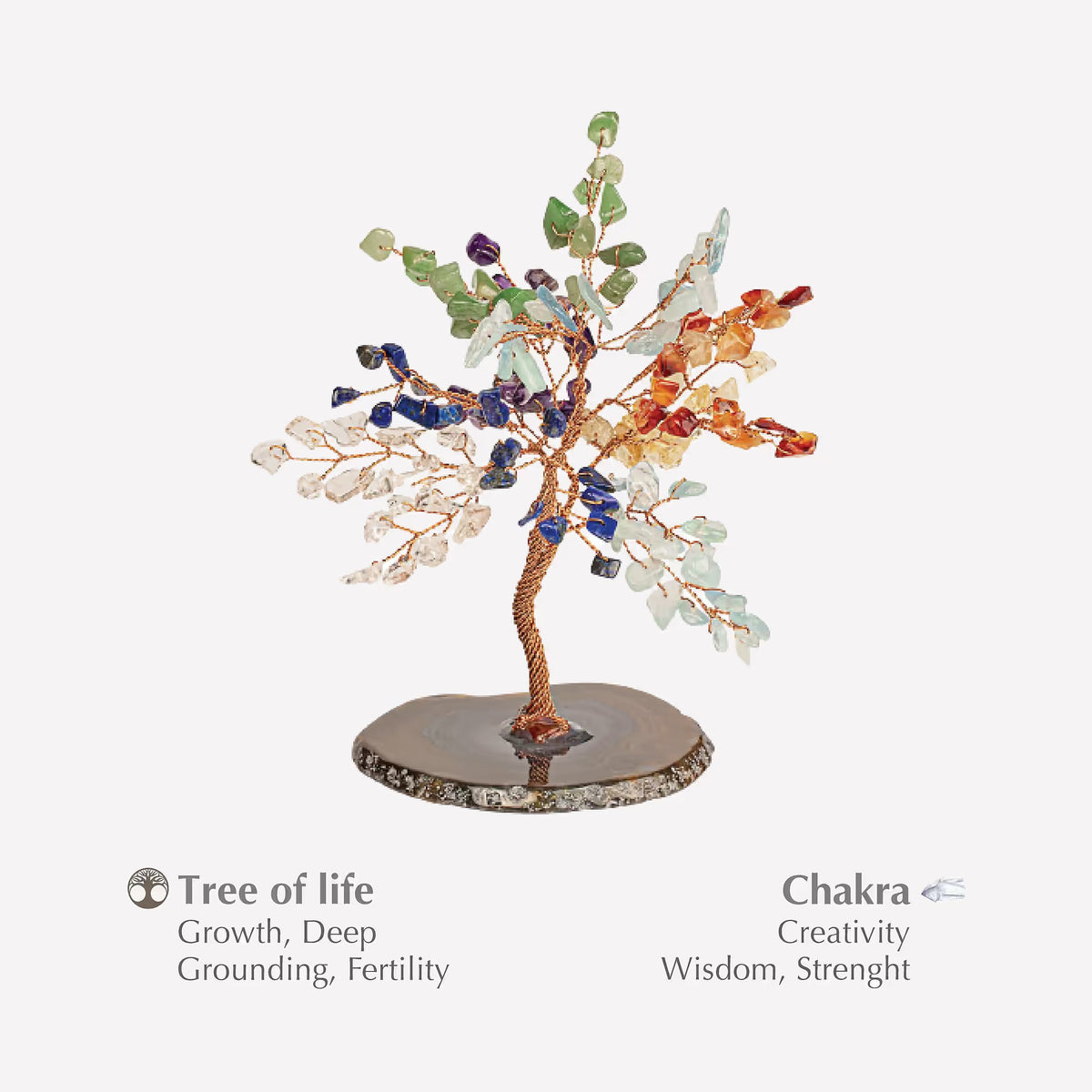 Strength & Growth - Chakra Feng Shui Tree