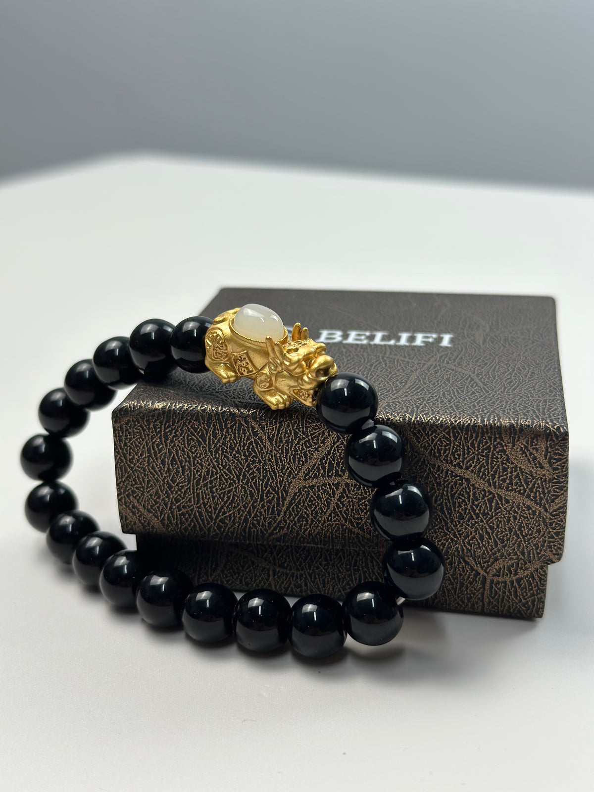 Color-Changing Pixiu Obsidian Wealth Bracelet