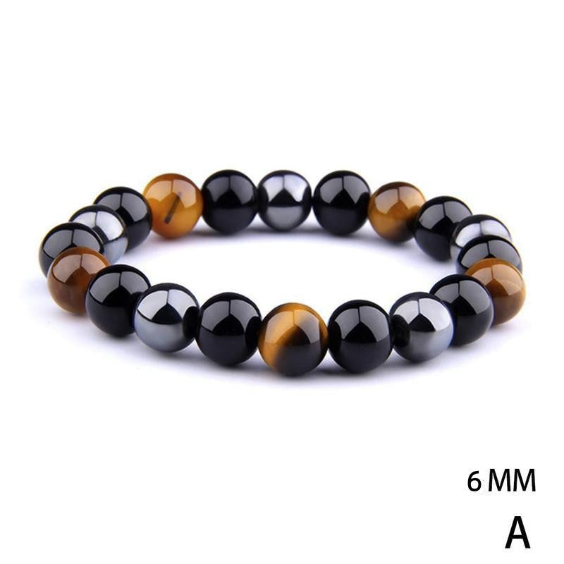 Belifi Triple Stone Protection Bracelet