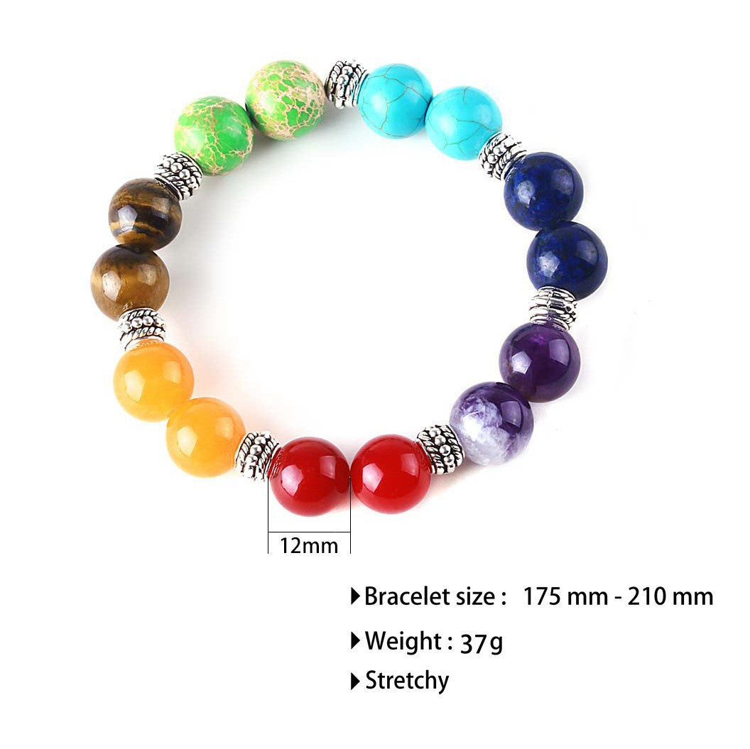 7 Chakra Stones Bracelet