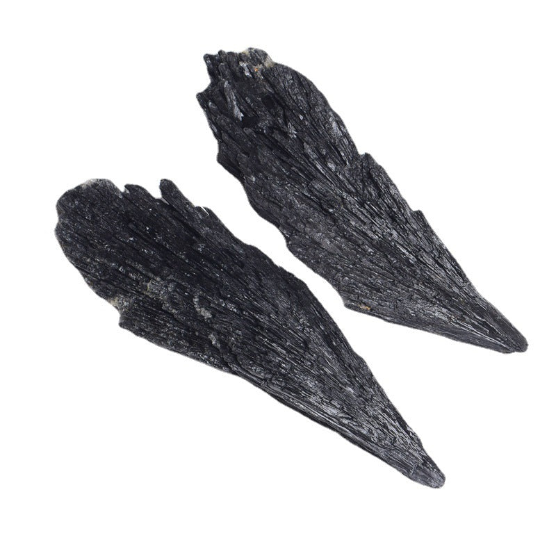 Black Kyanite Fan