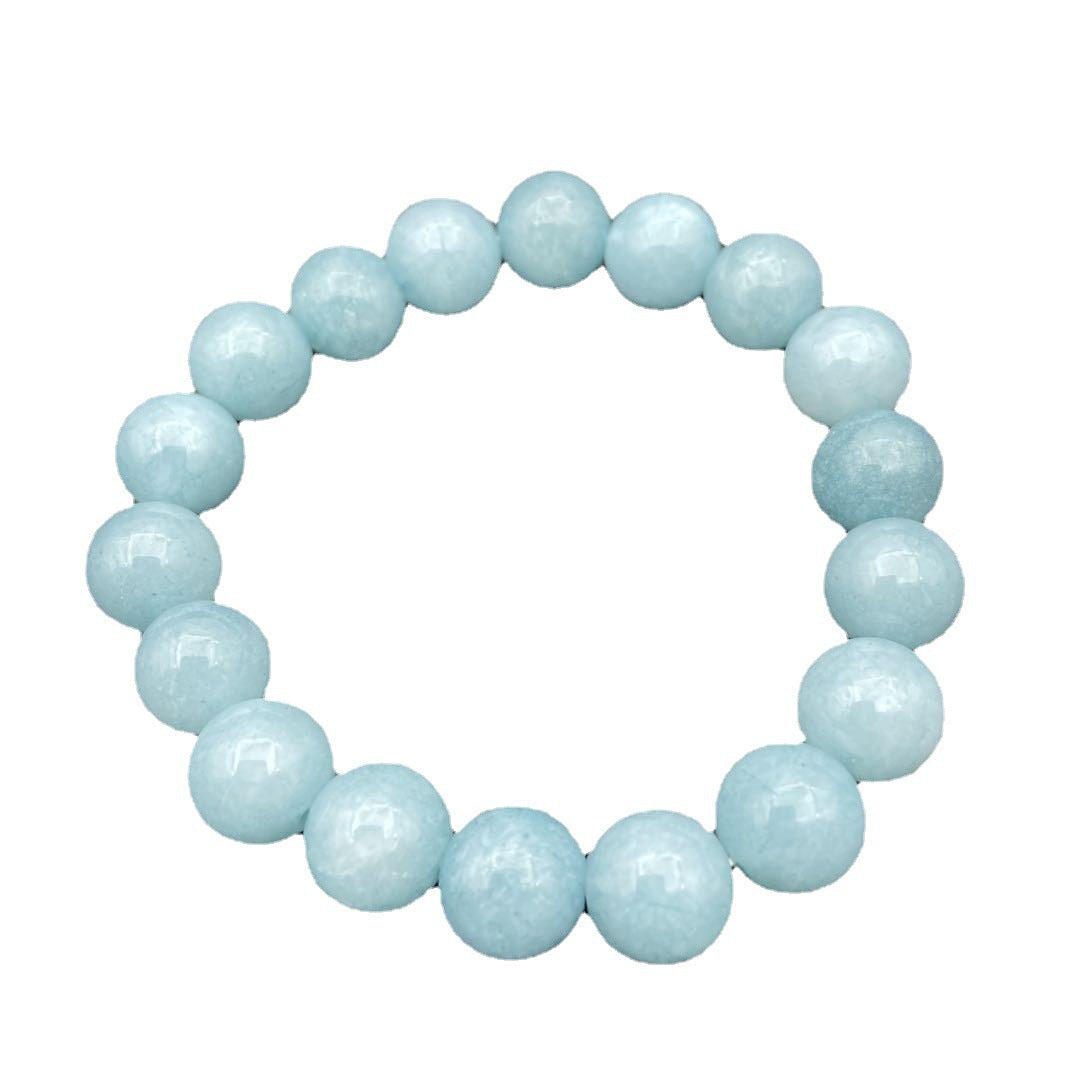 Blue Aquamarine Calming Bracelet - Grounding & Soothing