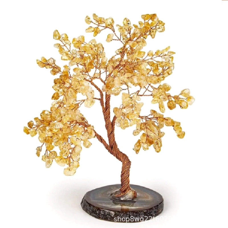 Success Feng Shui Antique Jade Stone Tree