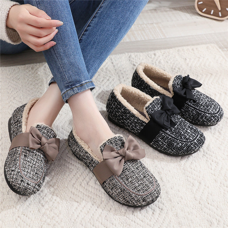 Belifi Winter Fashionable Fleece-Lined Warm Furry Shoes