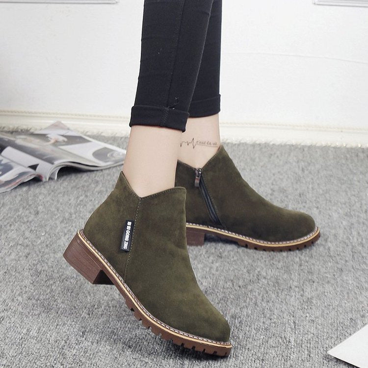 Belifi Winter Plush Comfortable Casual Ankle Boots