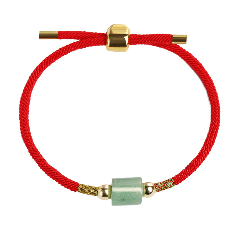 Tibetan String Aventurine Bracelet - Handmade