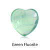 Green Calcite Heart