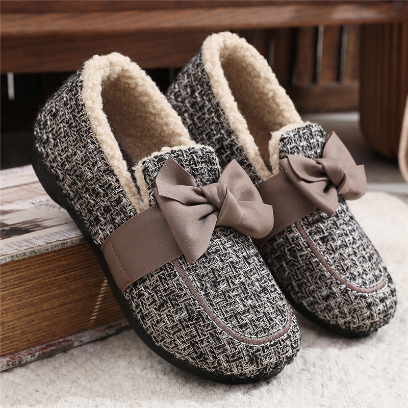 Belifi Winter Fashionable Fleece-Lined Warm Furry Shoes