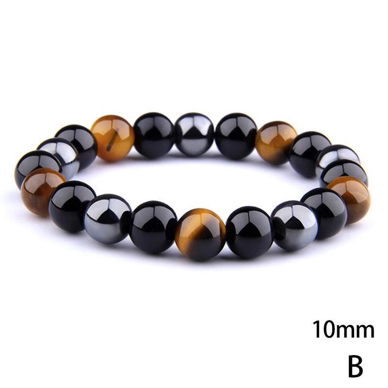 Belifi Triple Stone Protection Bracelet