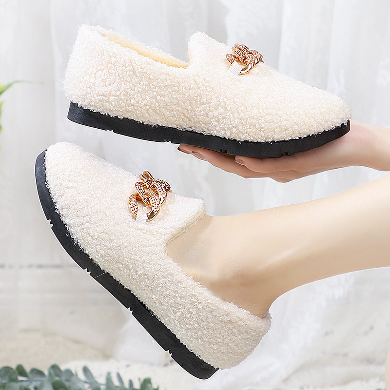 Belifi Warm and Cozy Slip-On Women's Furry Shoes