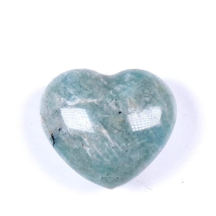 Green Hair Jasper Heart