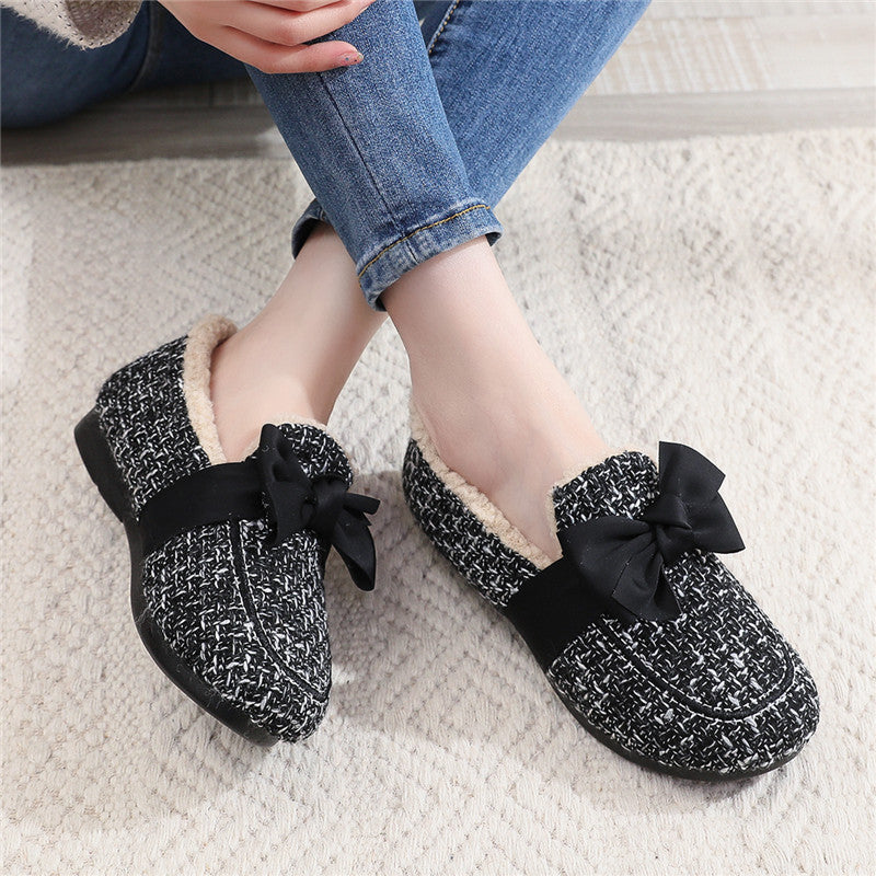 Belifi Winter Fashionable Fleece-Lined Warm Furry Shoes