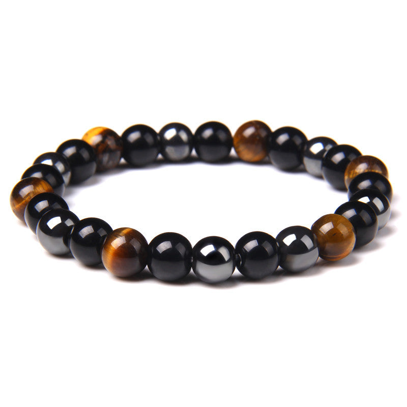 Belifi Triple Stone Protection Bracelet