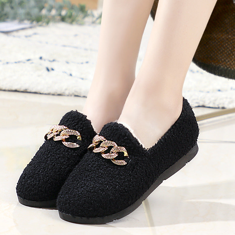 Belifi Warm and Cozy Slip-On Women's Furry Shoes