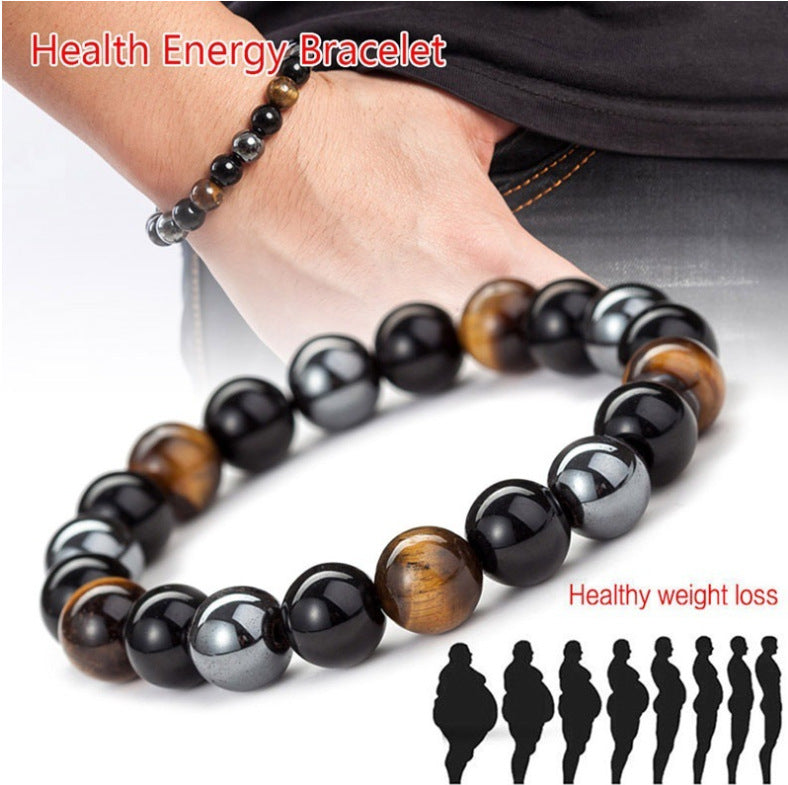 Belifi Triple Stone Protection Bracelet