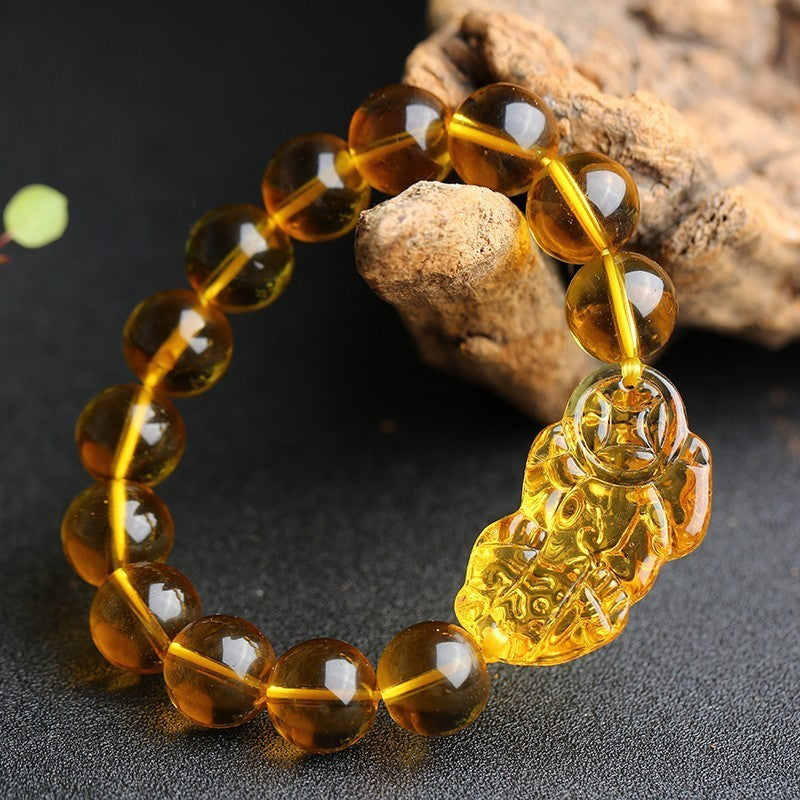 Citrine Pixiu Bracelet - Attract Wealth