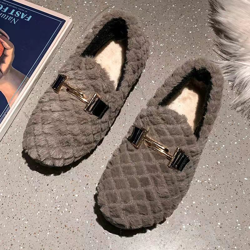 Belifi Warm and Cozy Slip-On Women's Furry Shoes