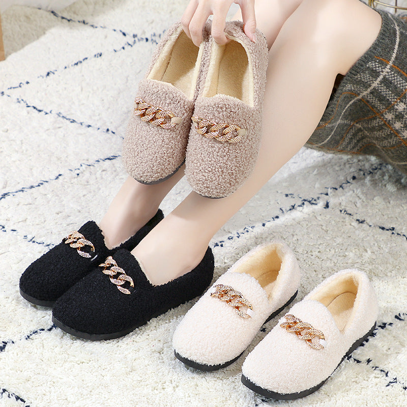 Belifi Warm and Cozy Slip-On Women's Furry Shoes