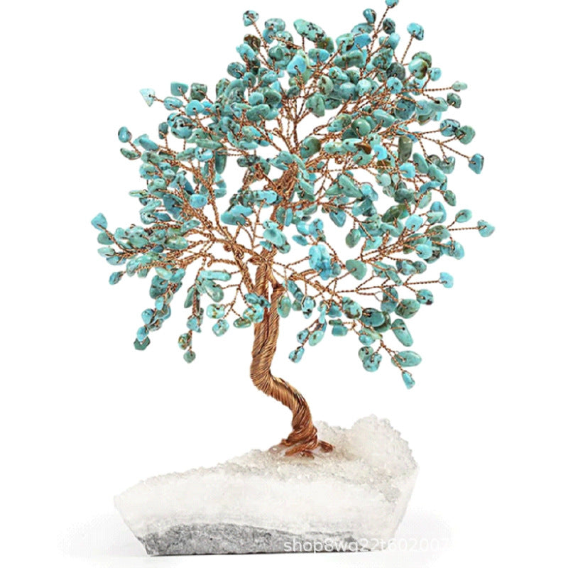 Success Feng Shui Antique Jade Stone Tree