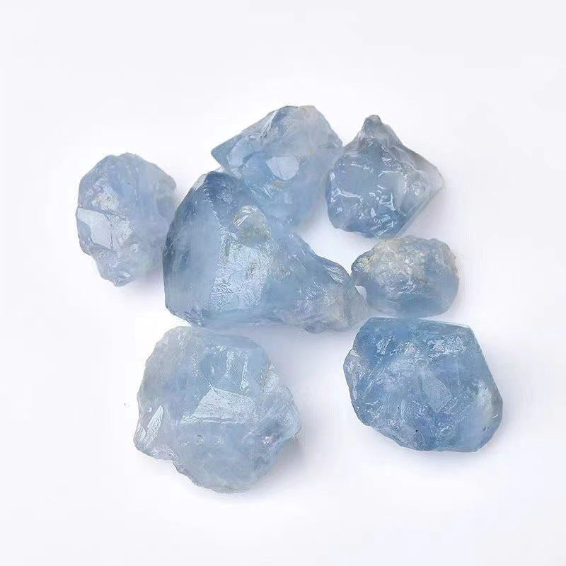 Raw Baby Blue Calcite