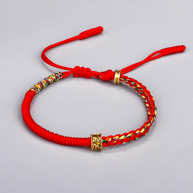 Buddha Stones String Bracelet - Om Mani Padme Hum Mantra