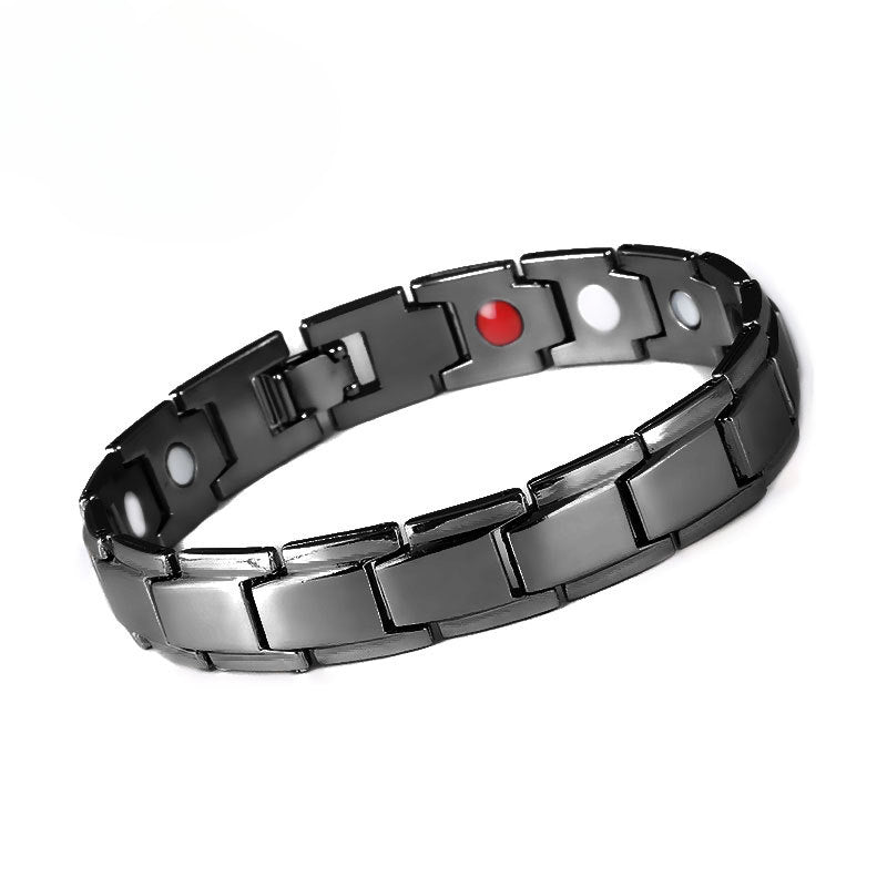 Magnetic Therapy Bracelets - Black, Silver, Gold