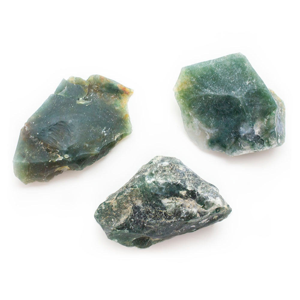 Raw Moss Agate Crystal