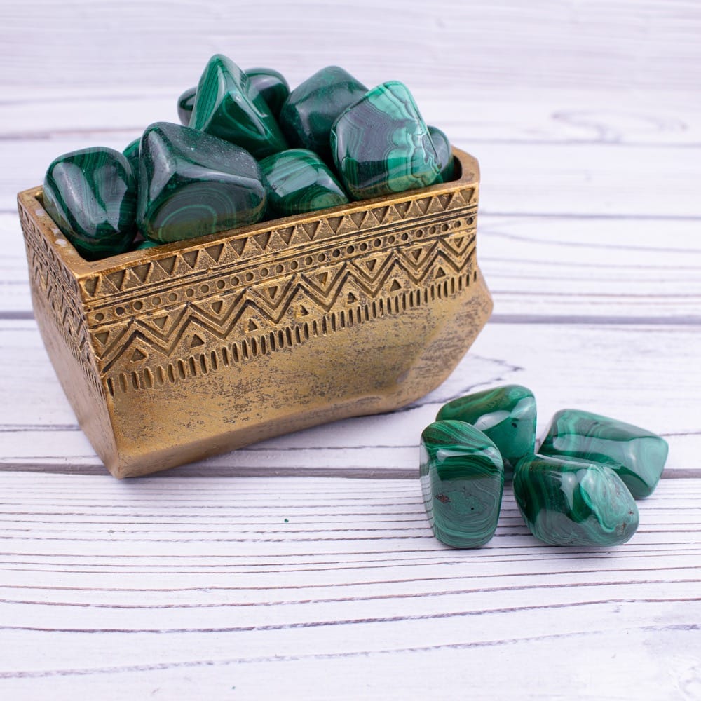 Malachite Tumbled