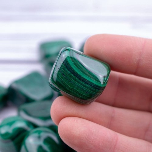 Malachite Tumbled